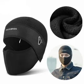 Winter Caps Bike Balaclava Bicycle Cap Glasses Hole   Bandana Sports Running Headband Windproof Riding Keep warm Mask