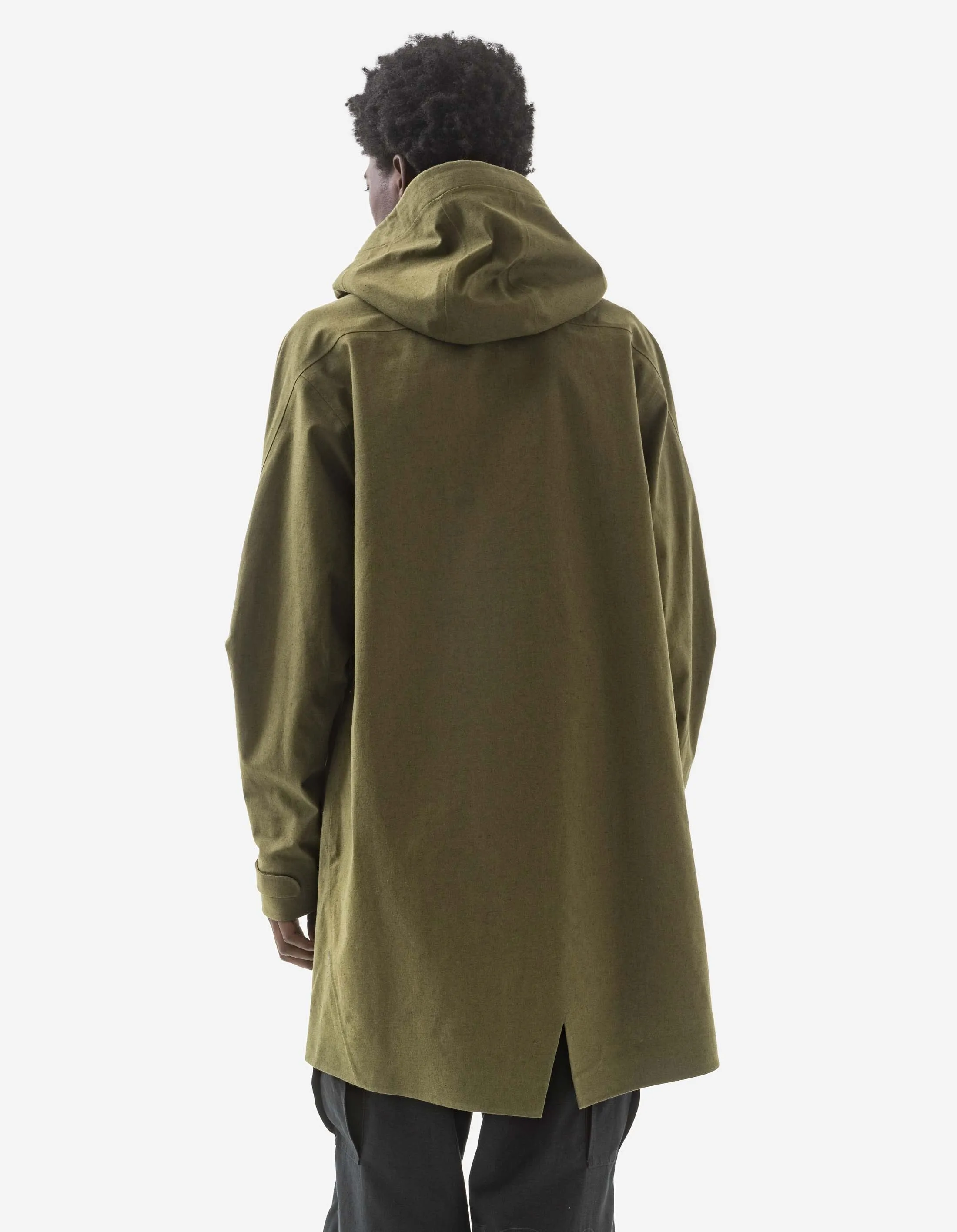 1450 Asym Mid Parka Olive