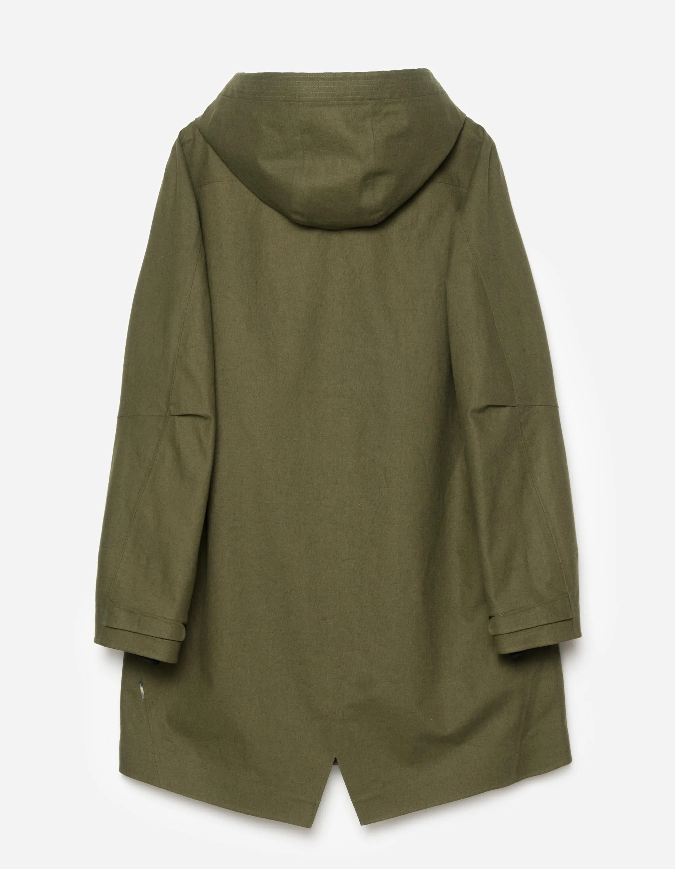 1450 Asym Mid Parka Olive