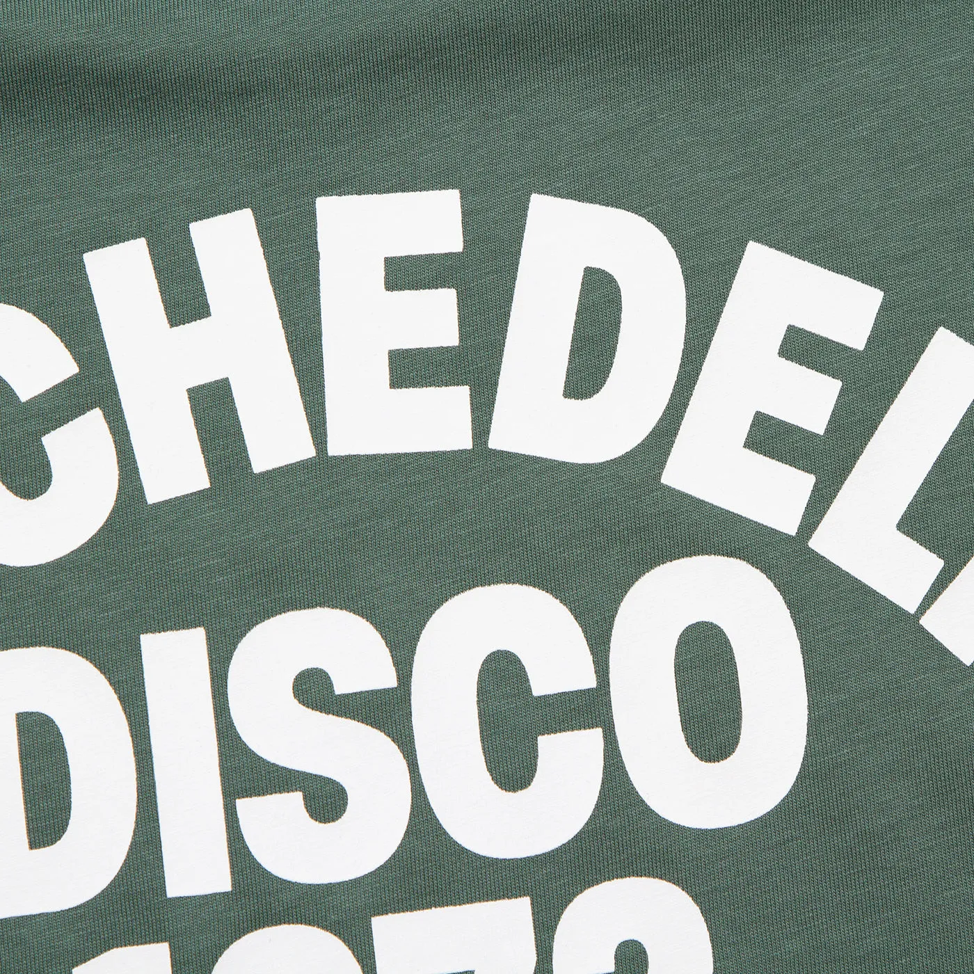 1972 Psychedelic Disco Front Print - Tshirt - Green