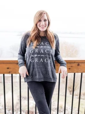 A Quiver Full | Pullover Heathered Charcoal ~ Grace Upon Grace