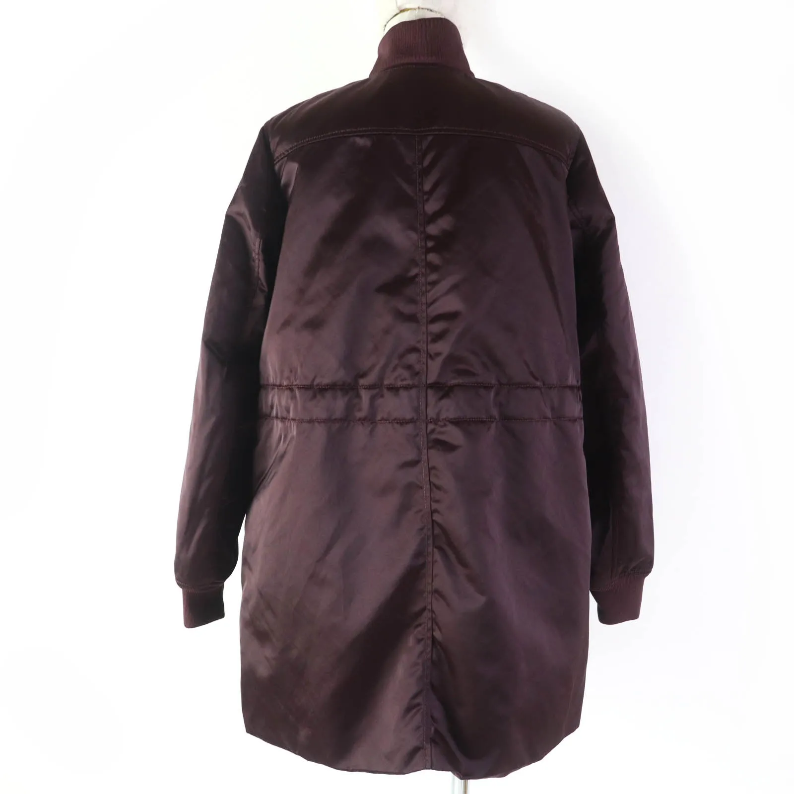 Acne Studios Aude Bomber Jacket Burgundy Women