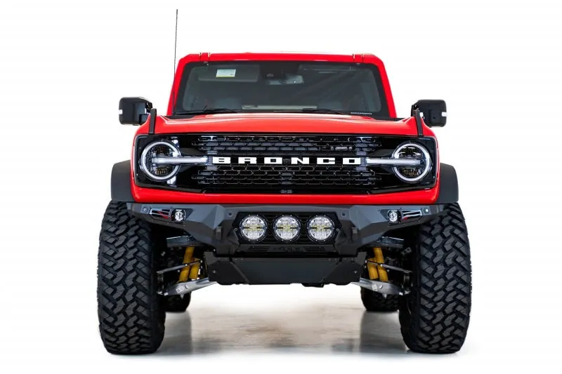 Addictive Desert Designs 21-22 Ford Bronco Bomber Front Bumper (w/ 3 Rigid 360 Mounts)