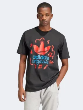 Adidas Training Supply Men Original T-Shirt Black/Red/Blue