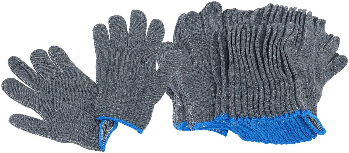 Aeroflow Multi Purpose Cotton Mechanic Gloves - Twelve Pairs (AF98-2222-12)