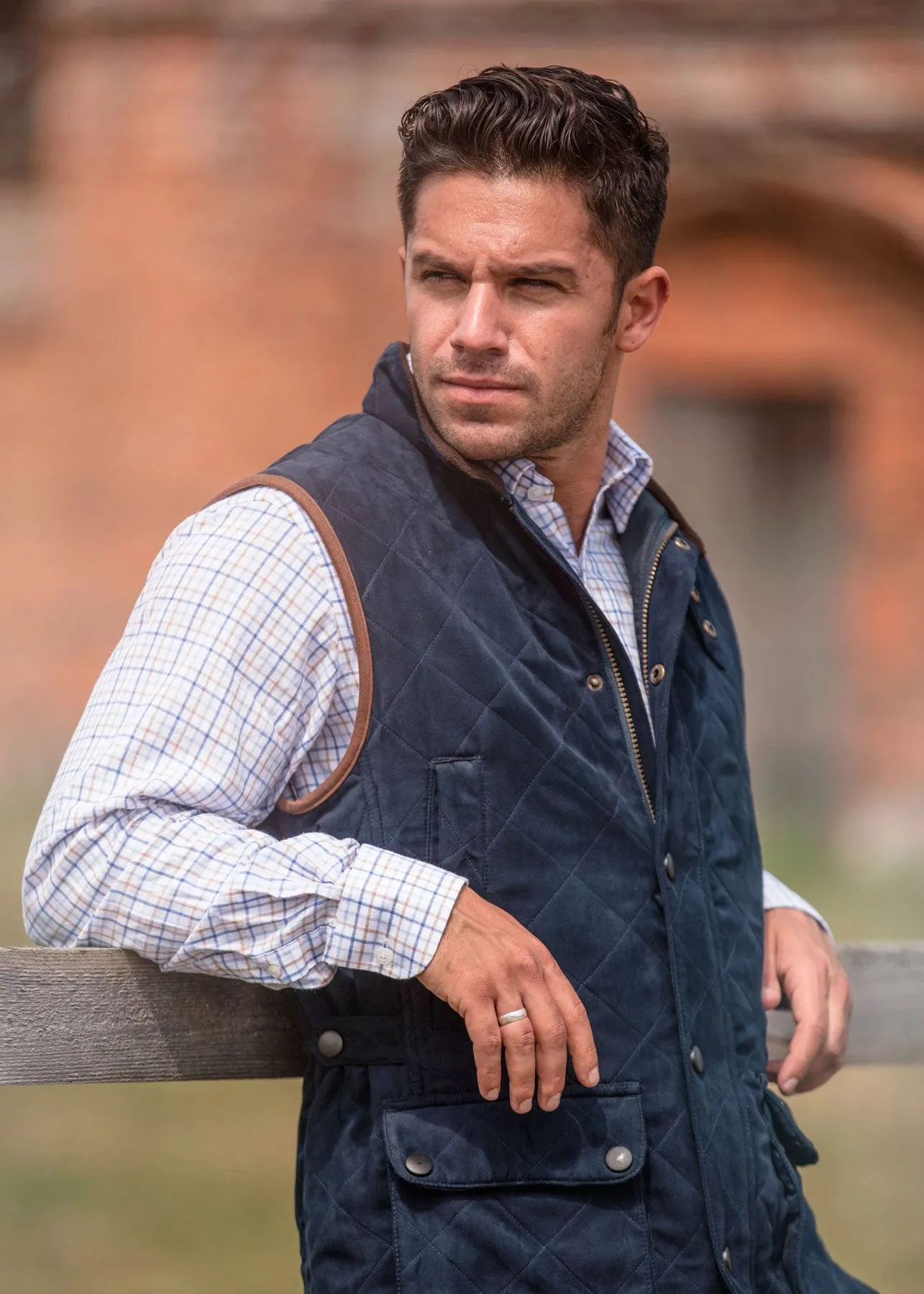 Alan Paine Felwell Quilted Waistcoat