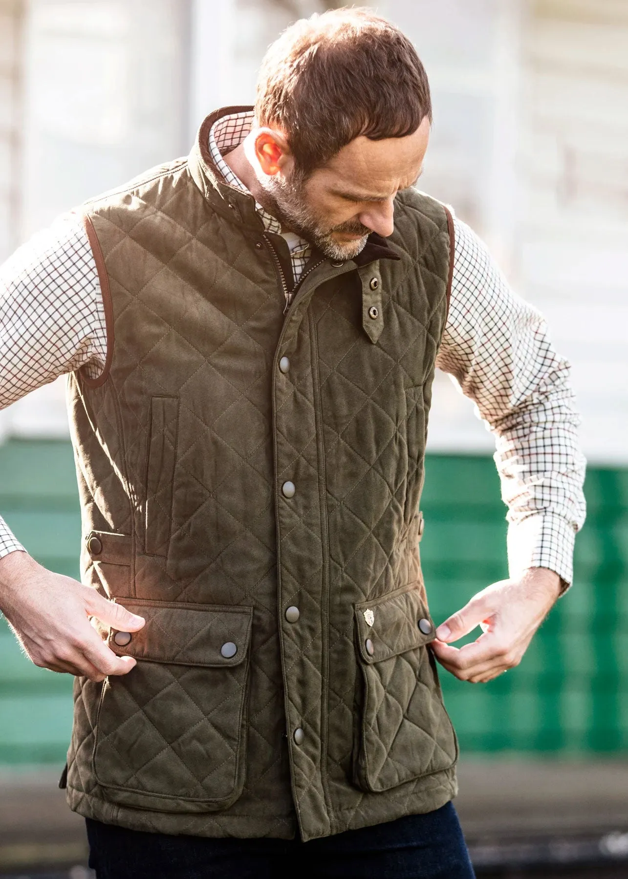 Alan Paine Felwell Quilted Waistcoat