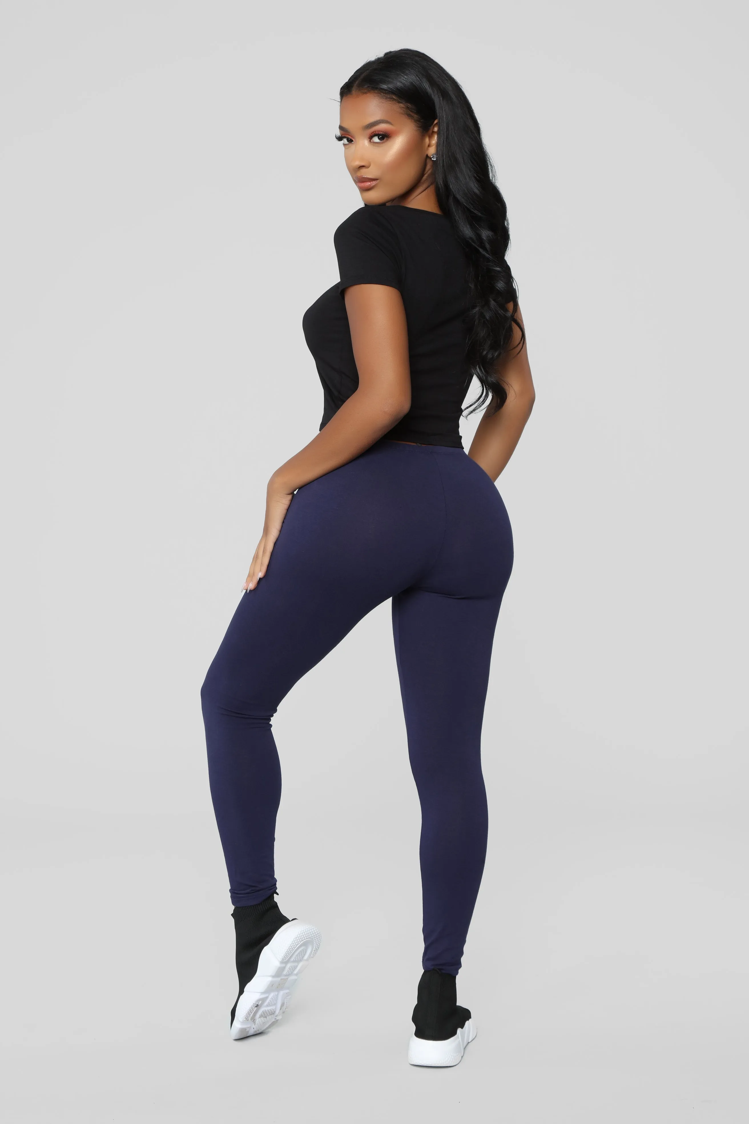 Almost Daily Layering Leggings - Navy