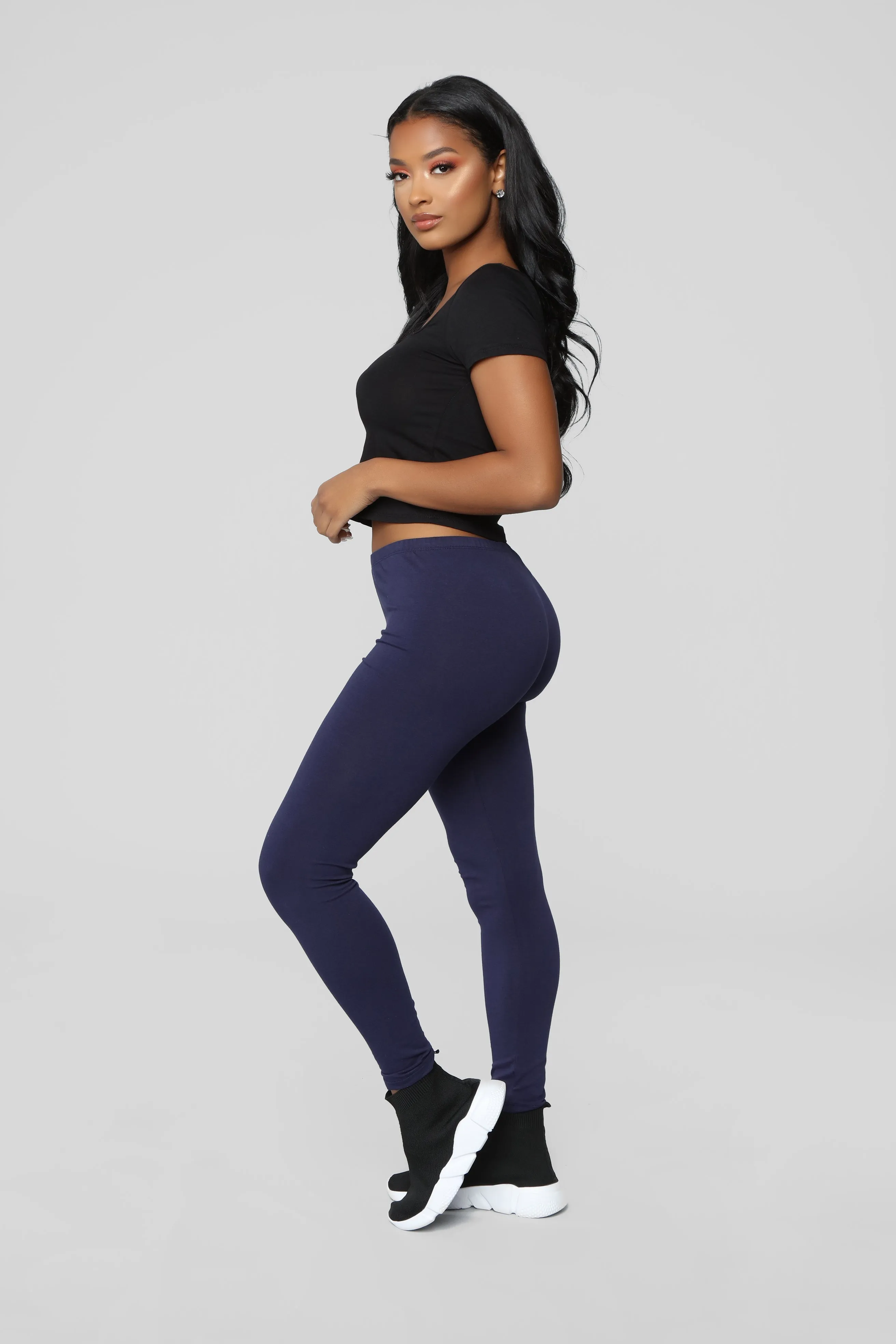 Almost Daily Layering Leggings - Navy