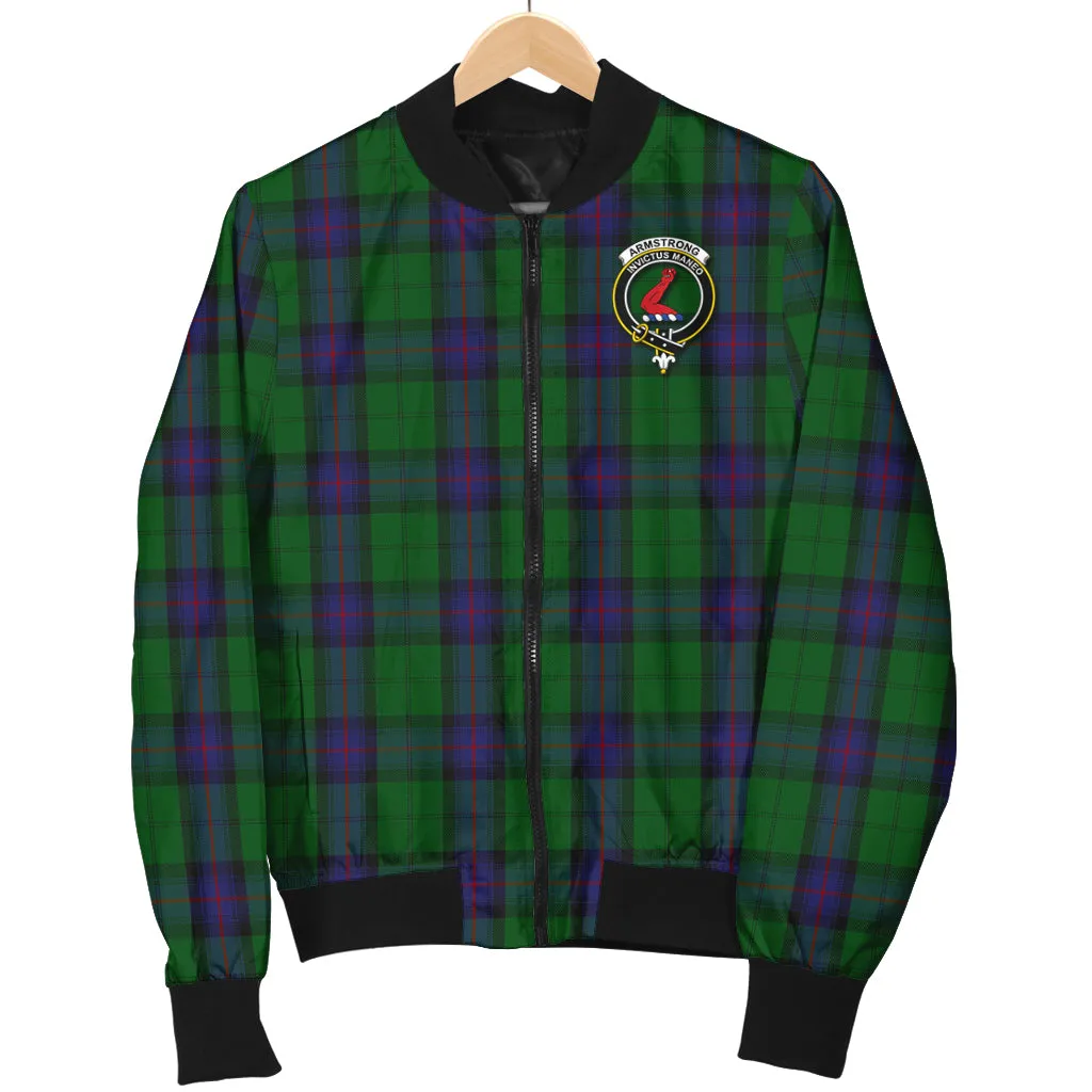 Armstrong Tartan Bomber Jacket with Family Crest