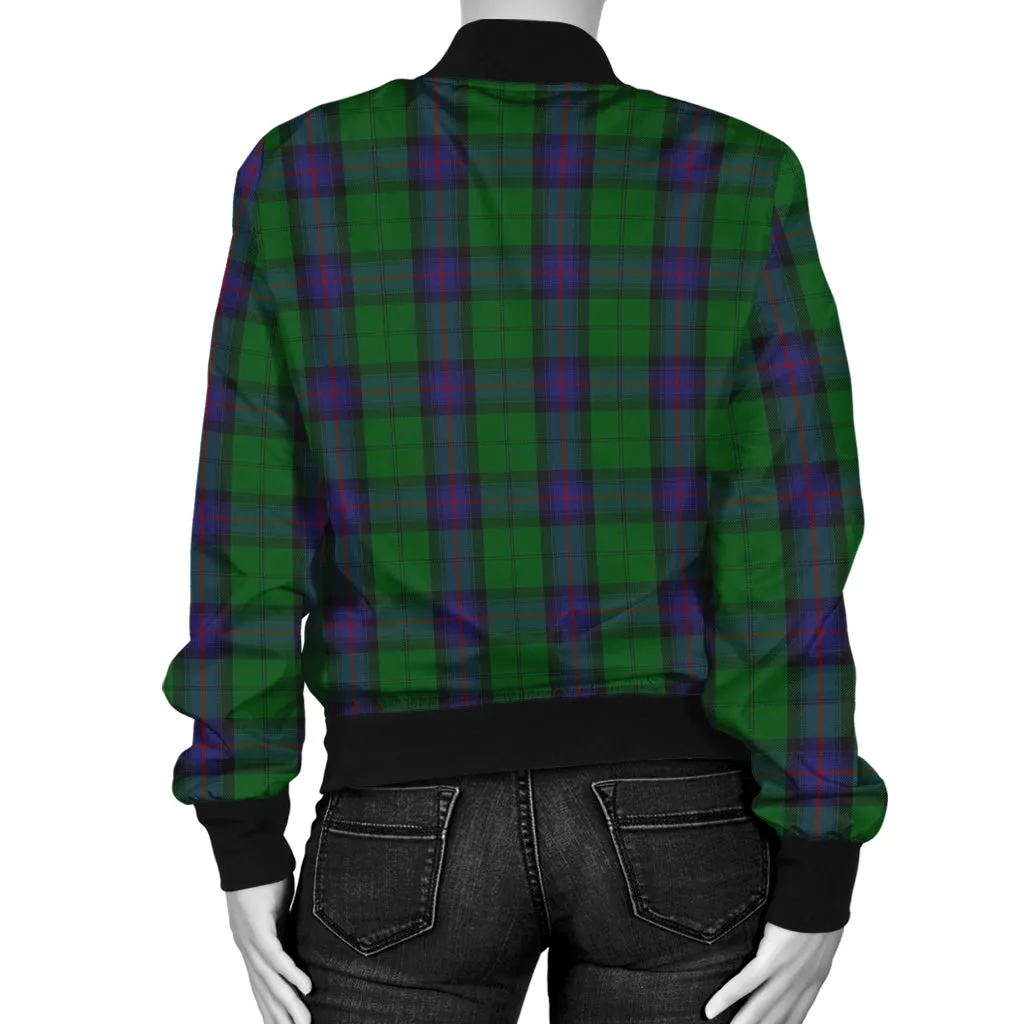 Armstrong Tartan Bomber Jacket with Family Crest