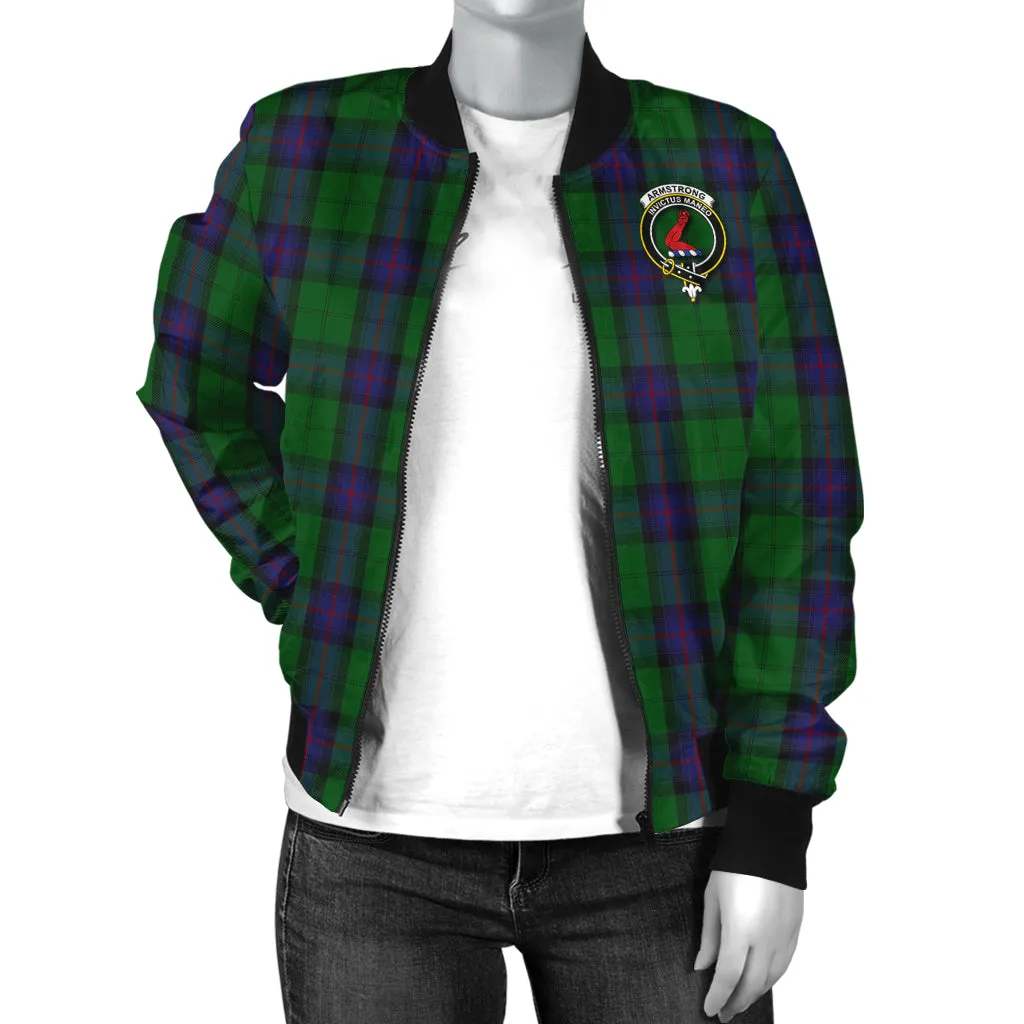 Armstrong Tartan Bomber Jacket with Family Crest