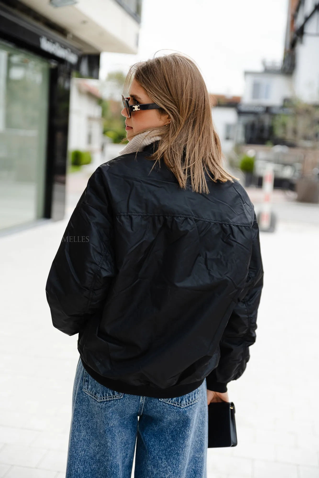 Aubrey bomber jacket black