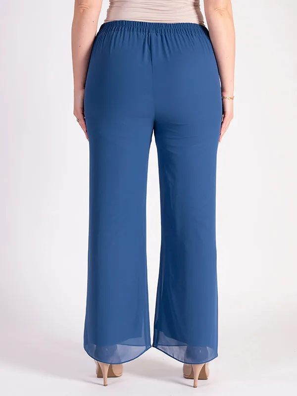 Azure Chiffon Trousers