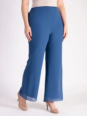 Azure Chiffon Trousers