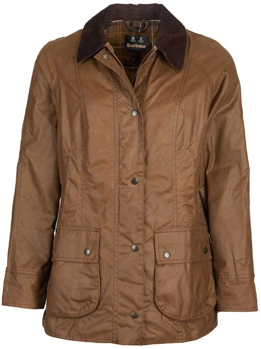 BARBOUR Beadnell Wax Jacket - Women's - Bark