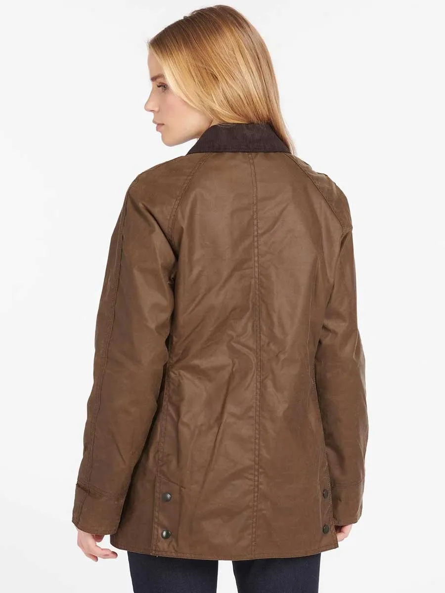 BARBOUR Beadnell Wax Jacket - Women's - Bark