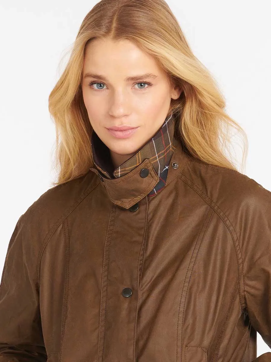 BARBOUR Beadnell Wax Jacket - Women's - Bark