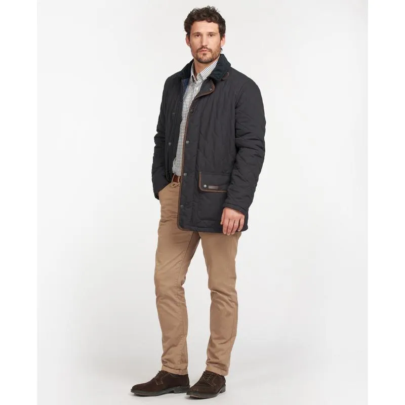 Barbour Burton Mens Quilted Waterproof Jacket - Navy