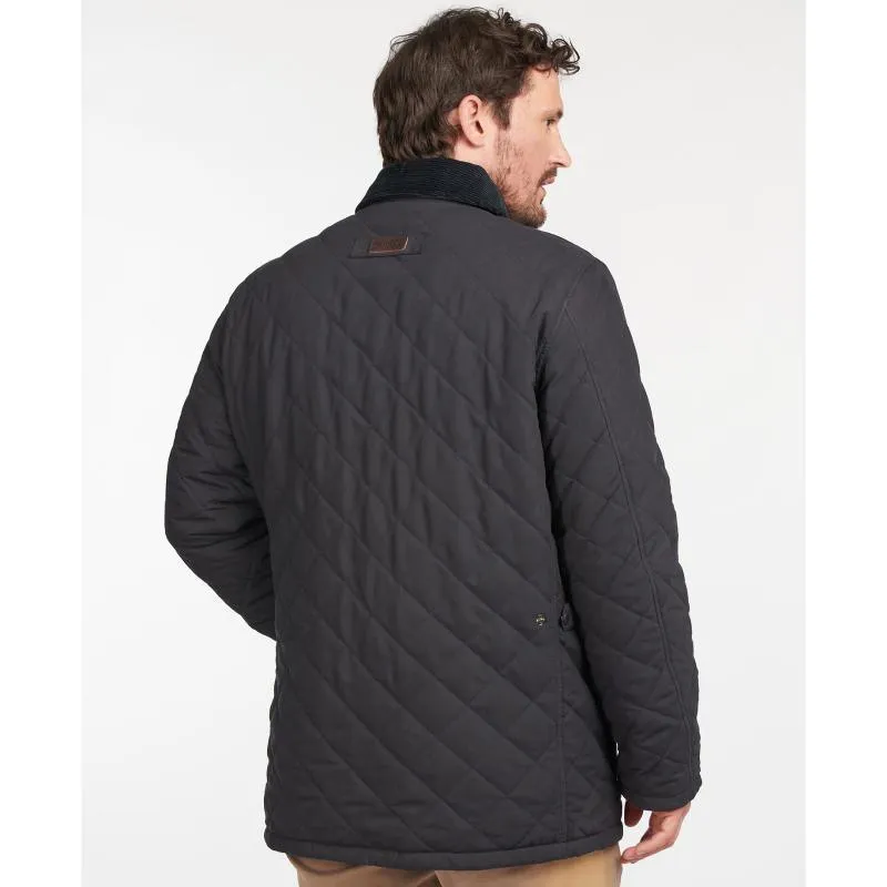 Barbour Burton Mens Quilted Waterproof Jacket - Navy