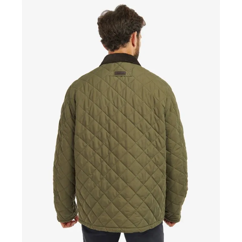 Barbour Horsley Mens Quilt Jacket - Army Green/Classic Tartan