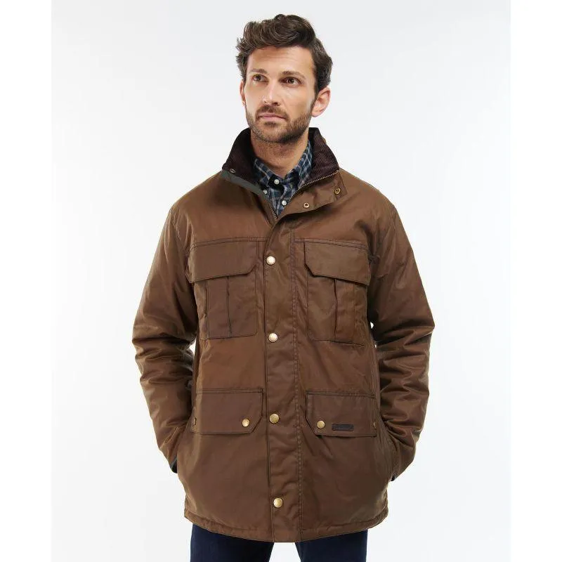 Barbour Malcolm Mens Wax Jacket - Brown