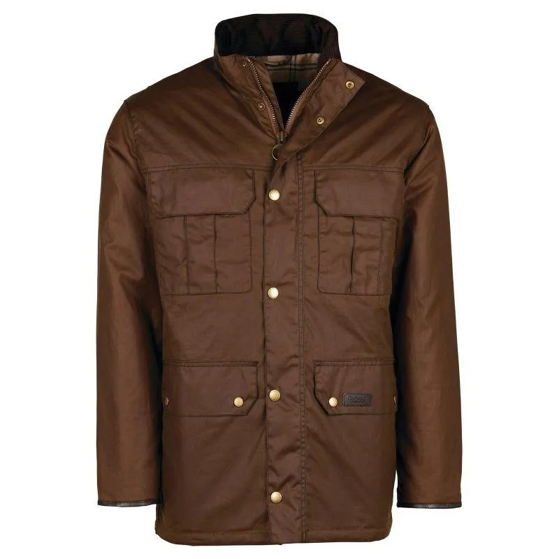 Barbour Malcolm Mens Wax Jacket - Brown