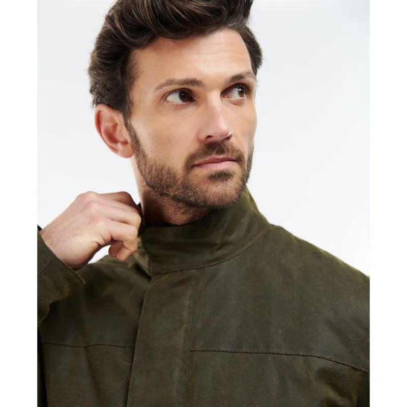 Barbour Sheldon Mens Wax Jacket - Olive