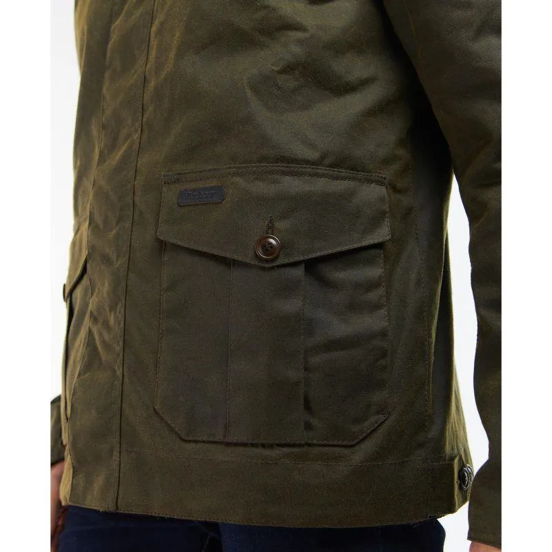 Barbour Sheldon Mens Wax Jacket - Olive