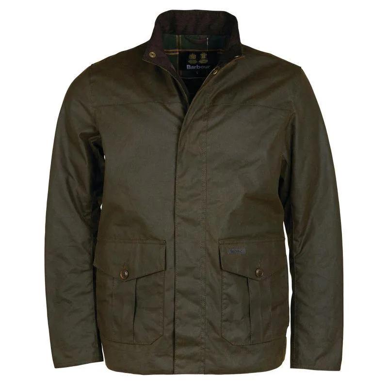 Barbour Sheldon Mens Wax Jacket - Olive