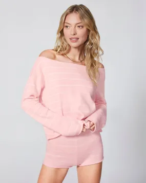 Barre Off-Shoulder Pullover