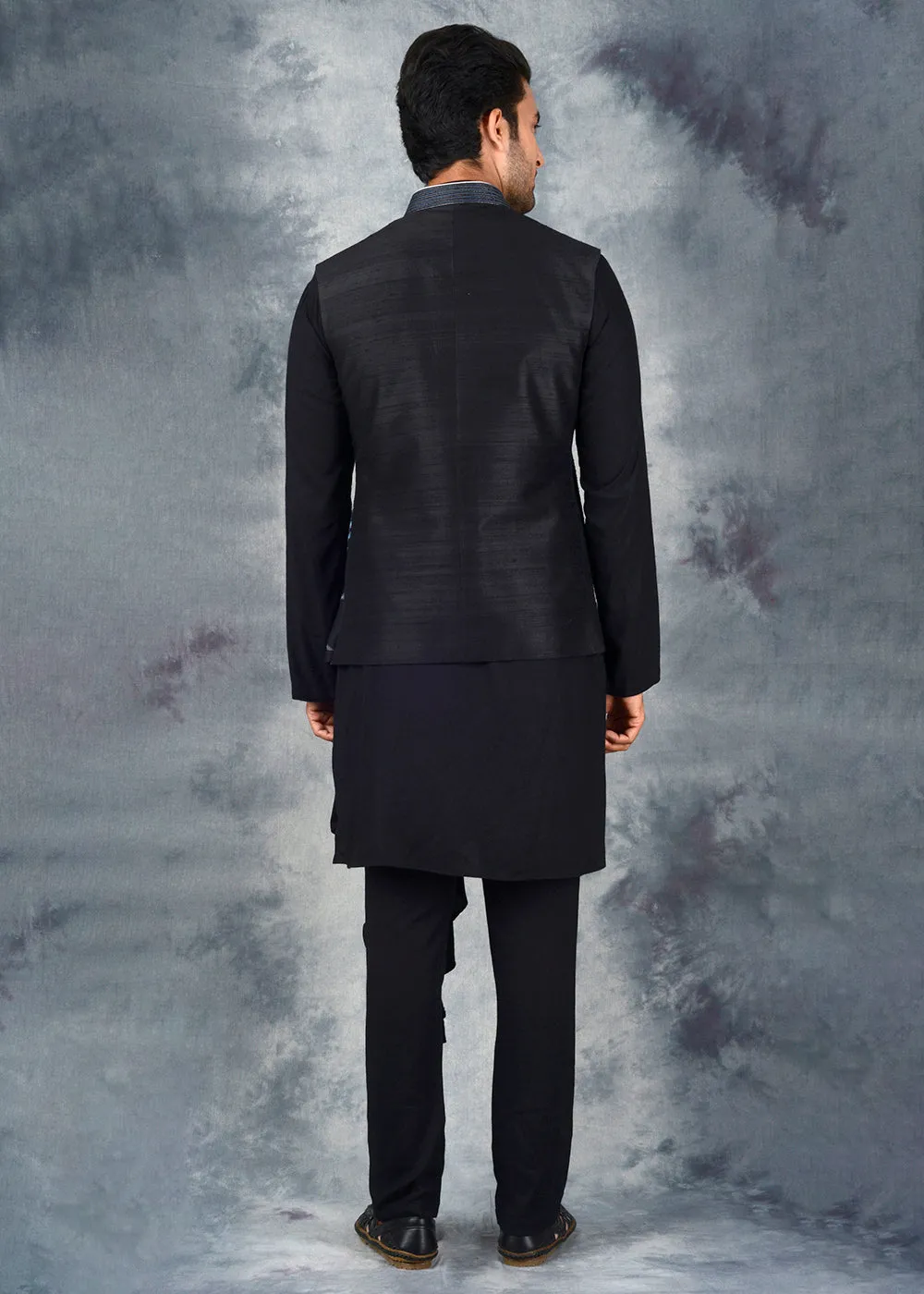 Black Bandhgala Jacket | Siddhesh Chauhan