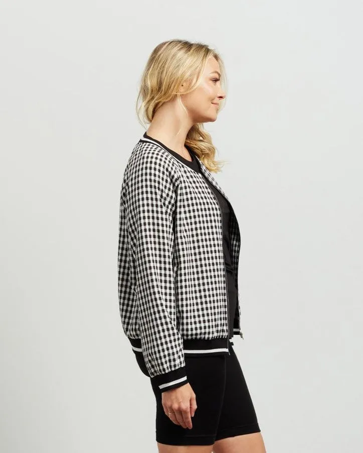 Bobby Bomber - Black/White Check