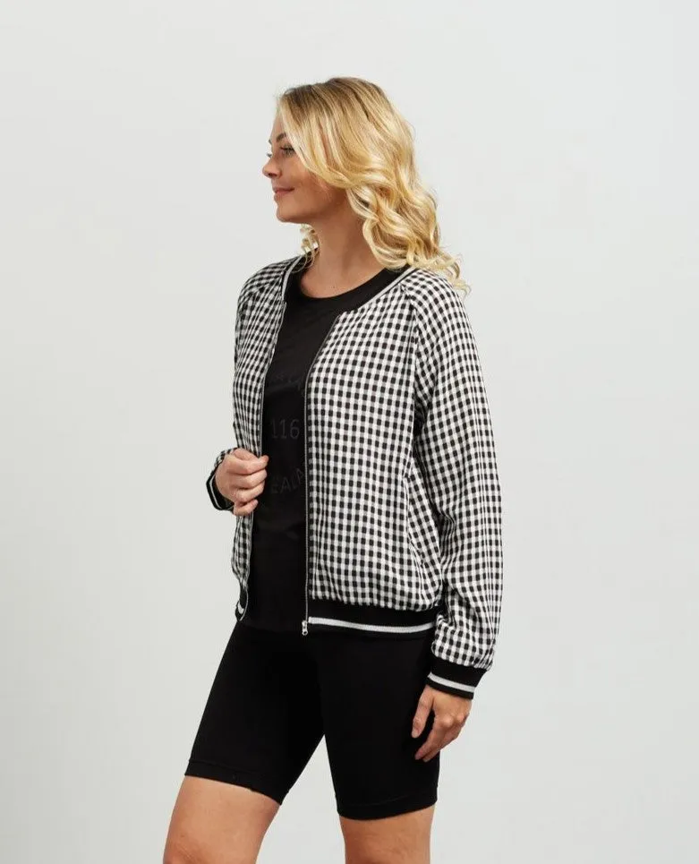 Bobby Bomber - Black/White Check