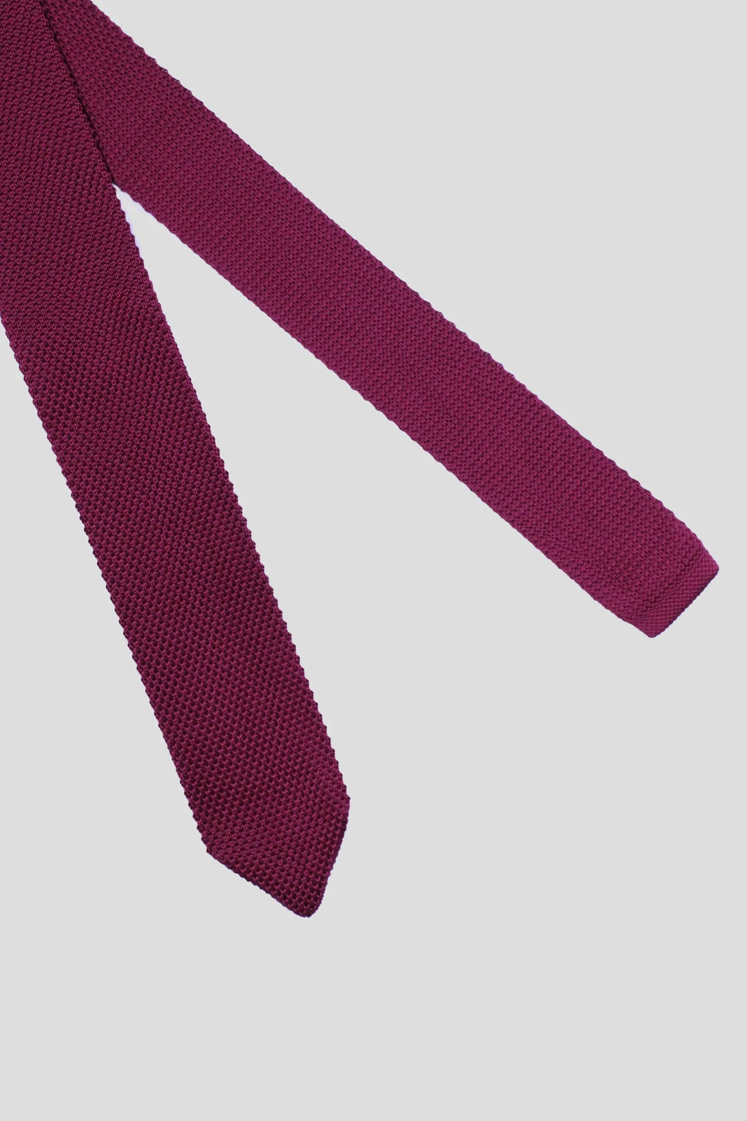 Bowie Burgundy Knitted Tie