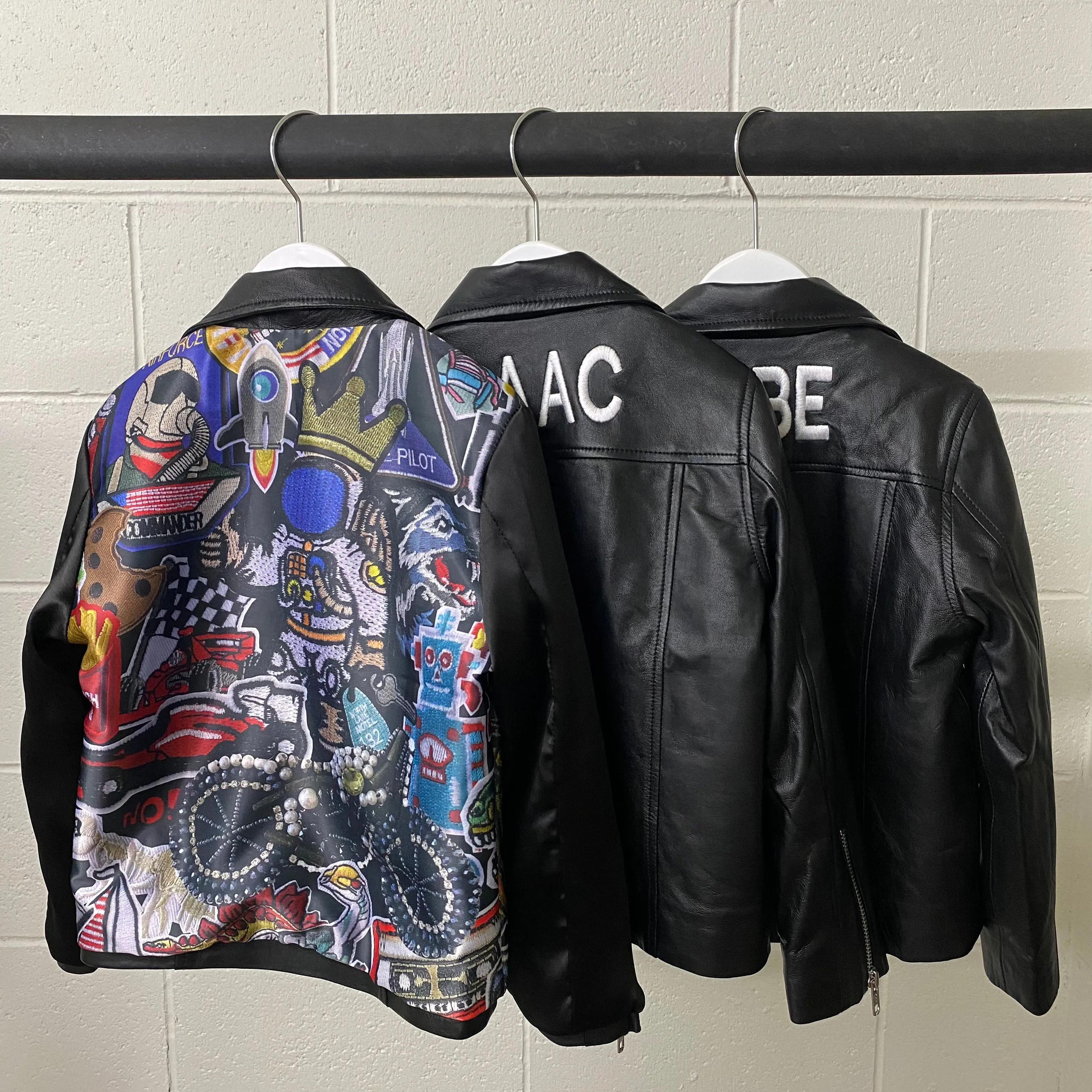 Boys Reversible Leather/Bomber Jacket