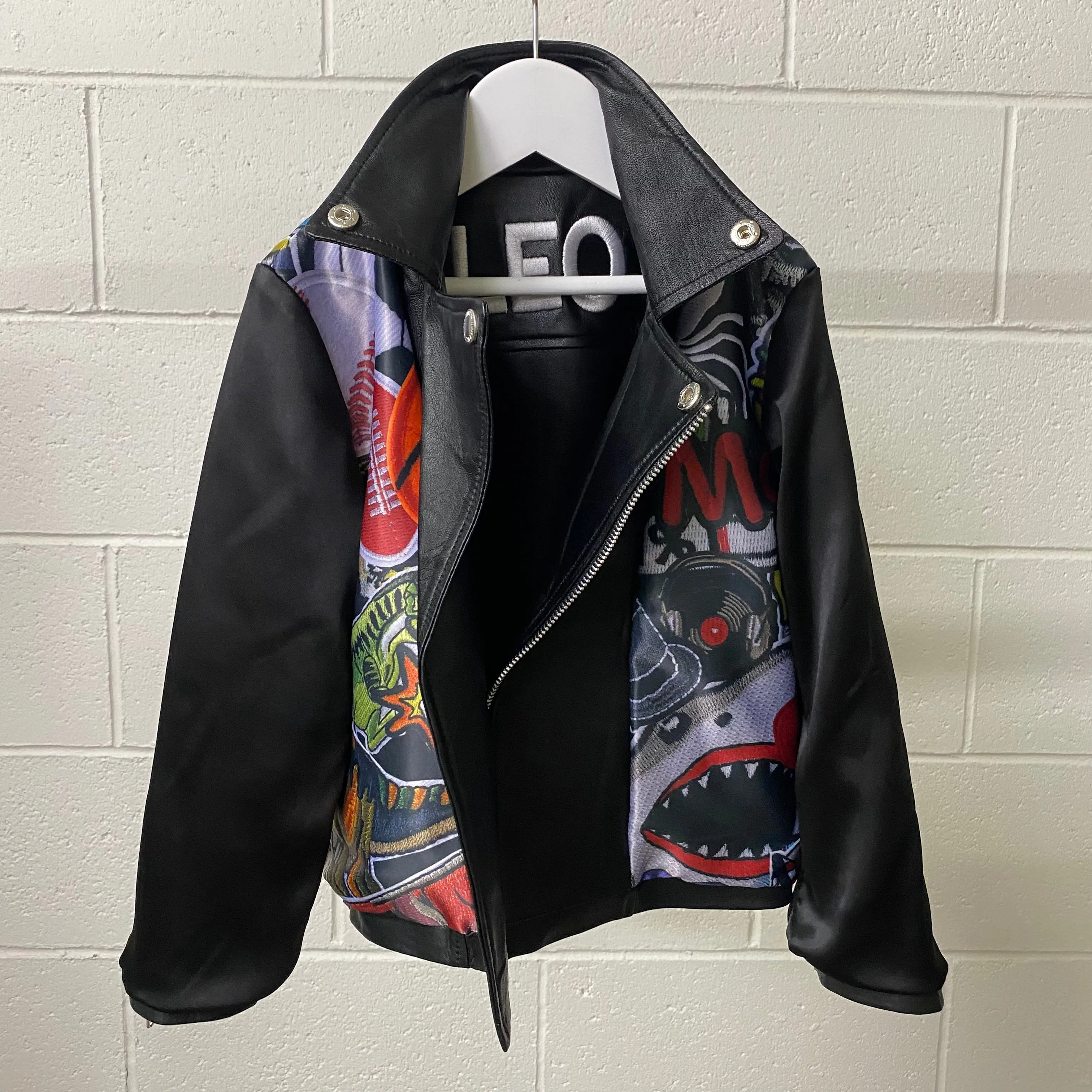 Boys Reversible Leather/Bomber Jacket