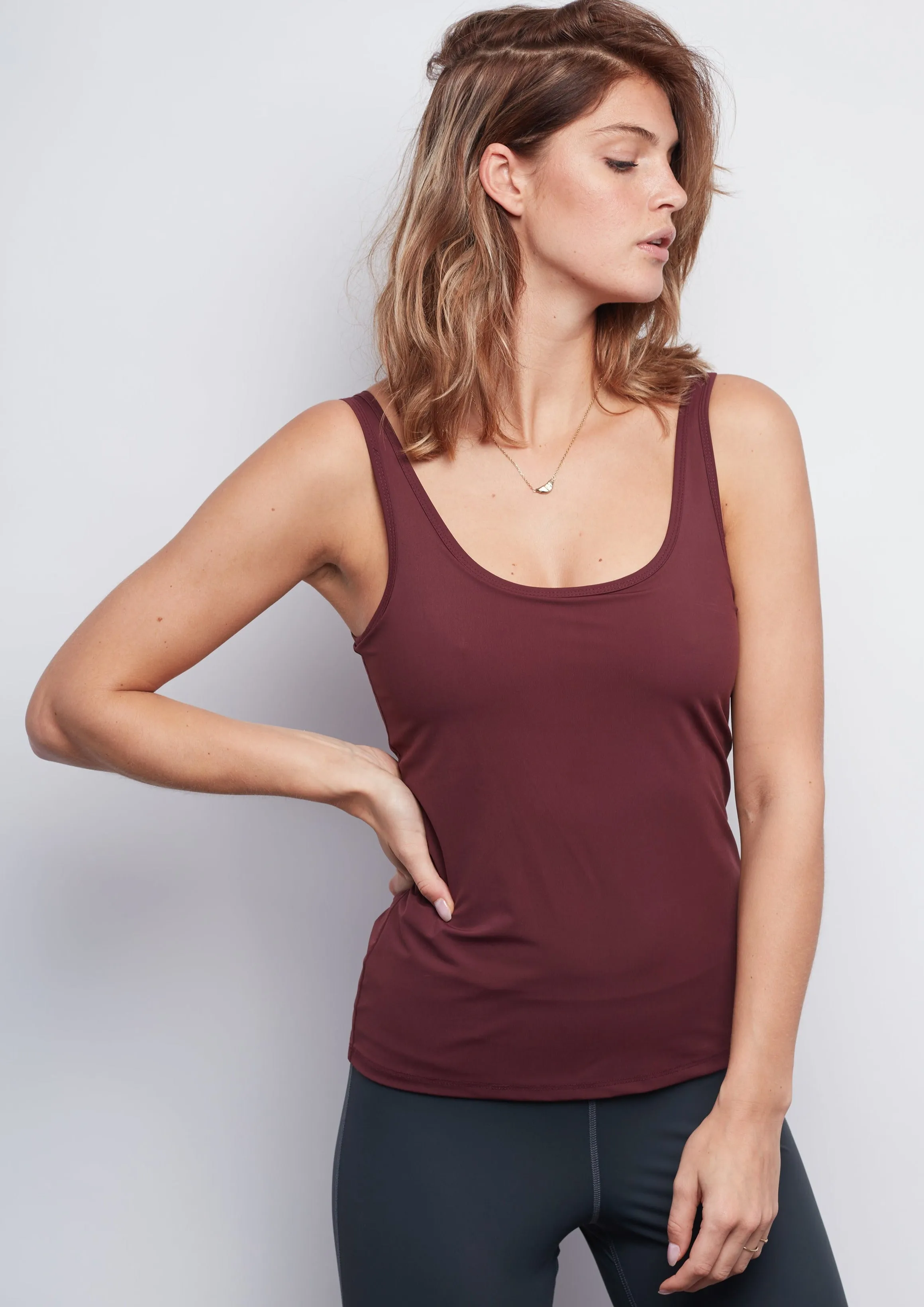 Burgundy Sculpt Tank