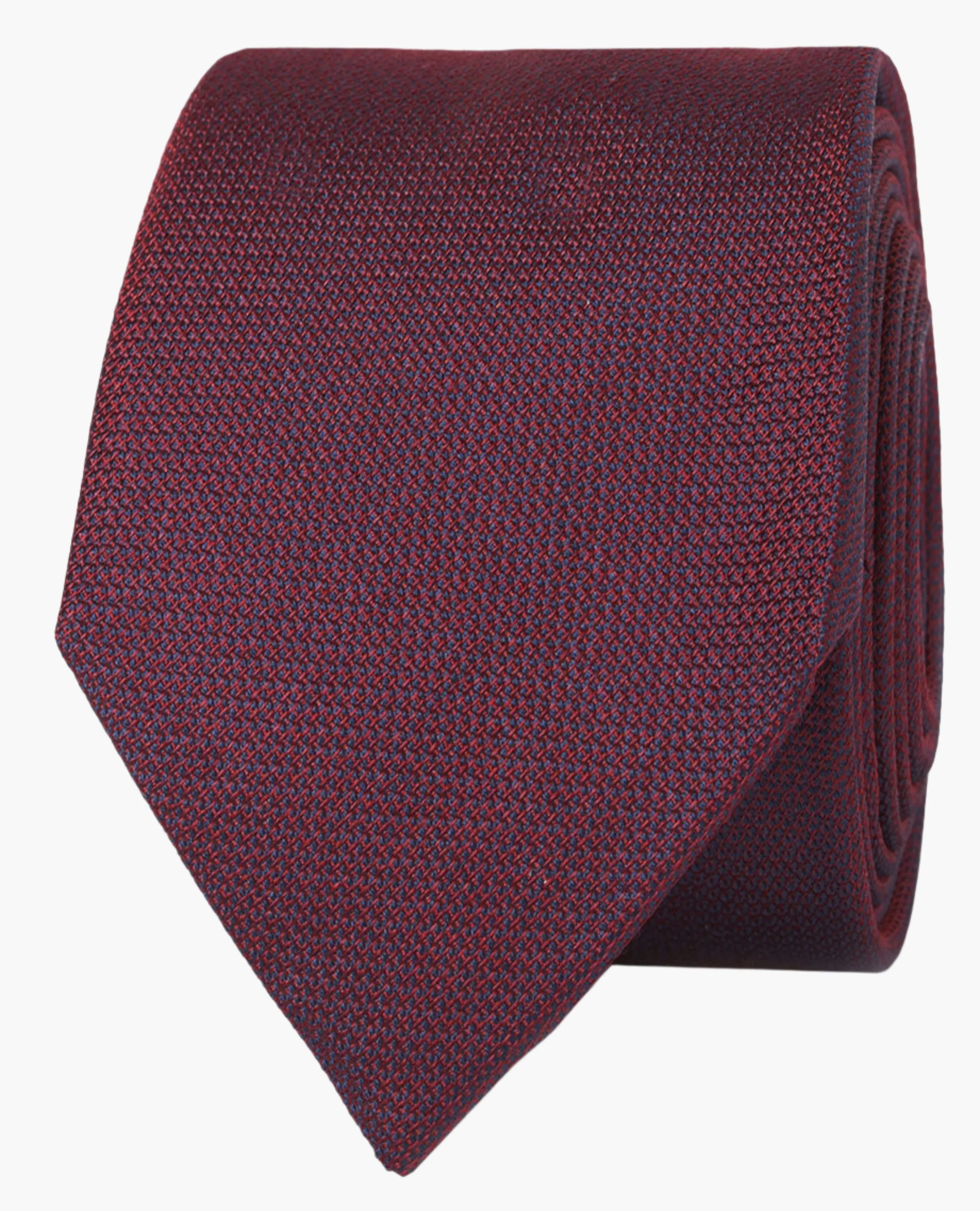 Burgundy Slim Silk Tie