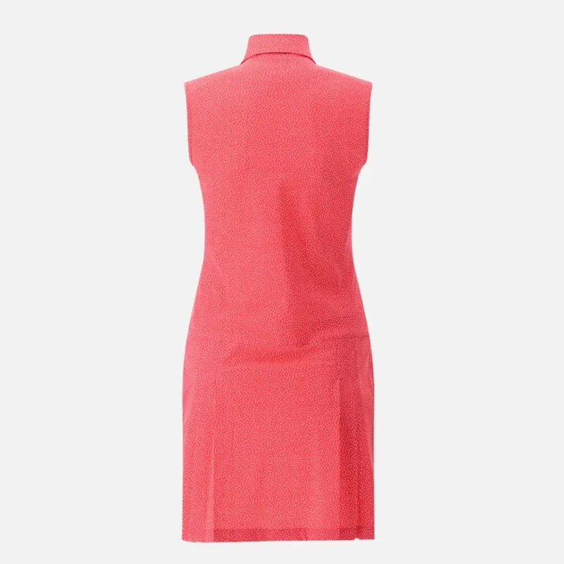 Chervò Jully S/L Polo Dress - Pink Print