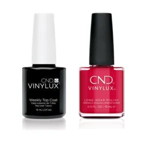 CND - Vinylux Topcoat & Kiss The Skipper 0.5 oz - #354