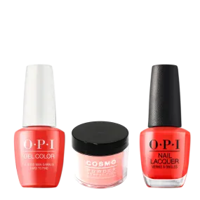 Cosmo 3in1 Dipping Powder   Gel Polish   Nail Lacquer (Matching OPI), 2oz, CH47