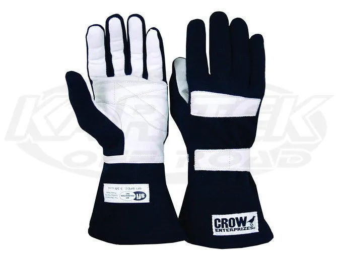 Crow Standard Black Driving Gloves Medium