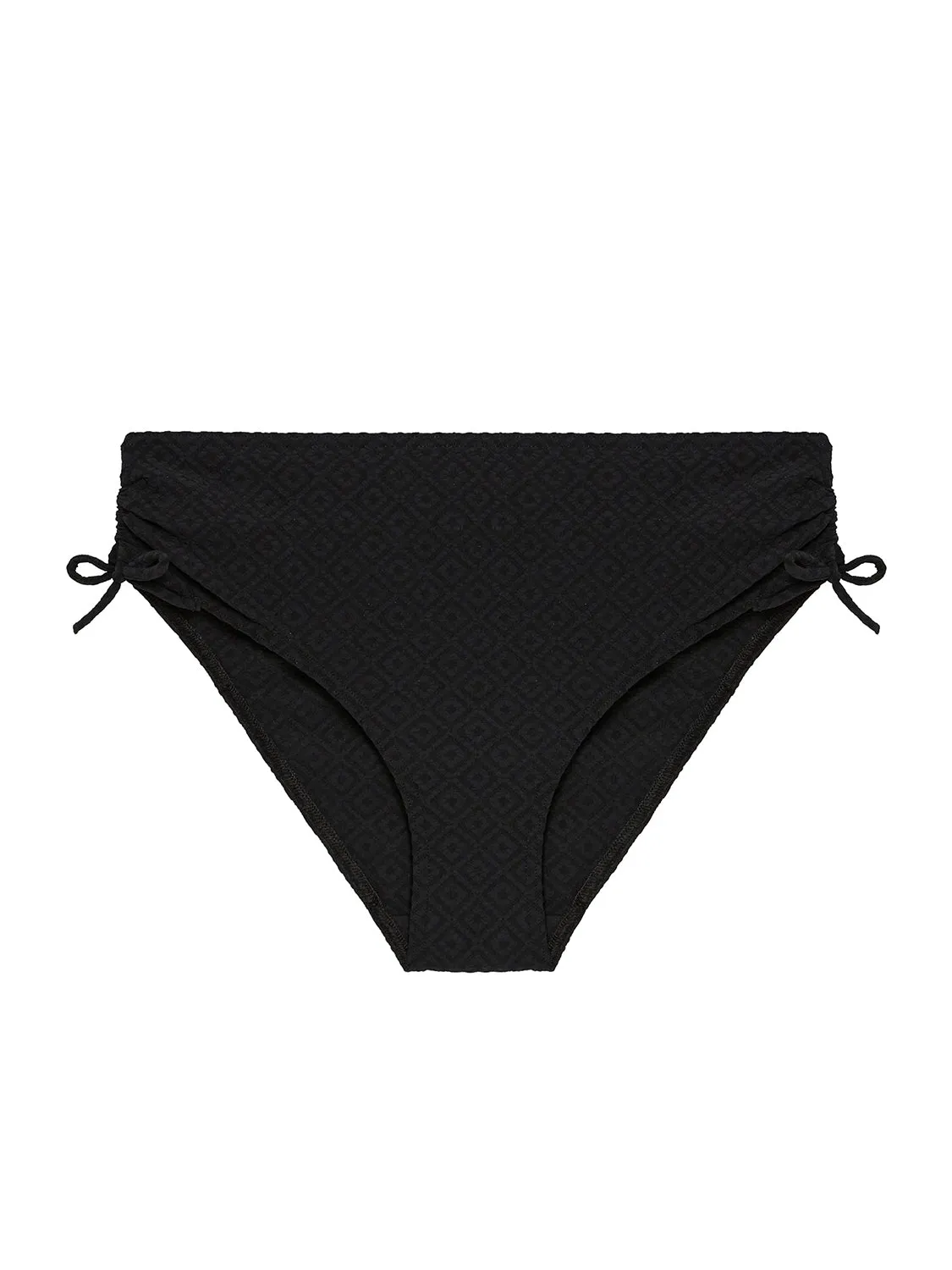 Culotte de bain taille haute - Noir