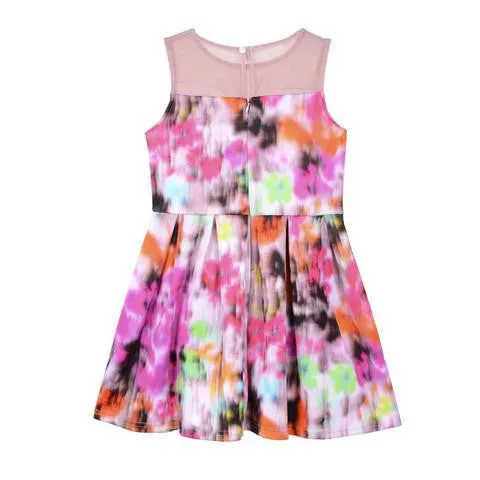 Danisha Abstract Floral Dress