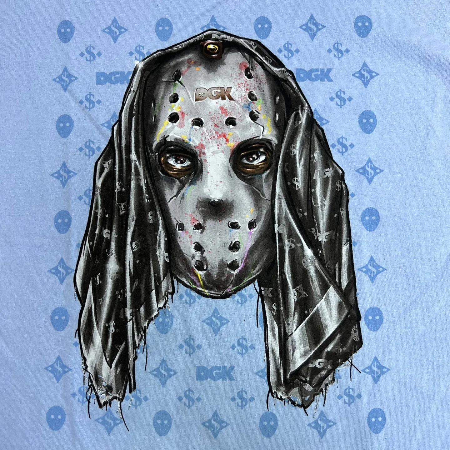 DGK Halloween Freddy Graphic T-Shirt - Blue