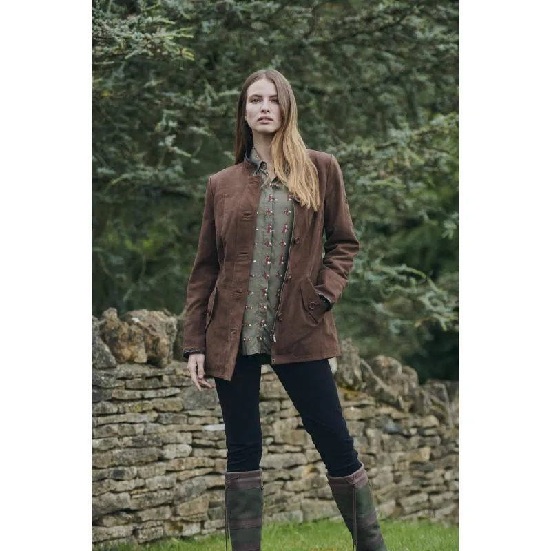 Dubarry Joyce Ladies Leather Jacket - Walnut