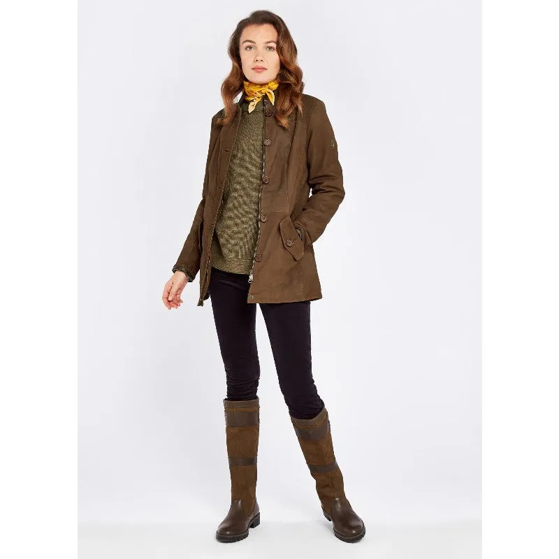 Dubarry Joyce Ladies Leather Jacket - Walnut