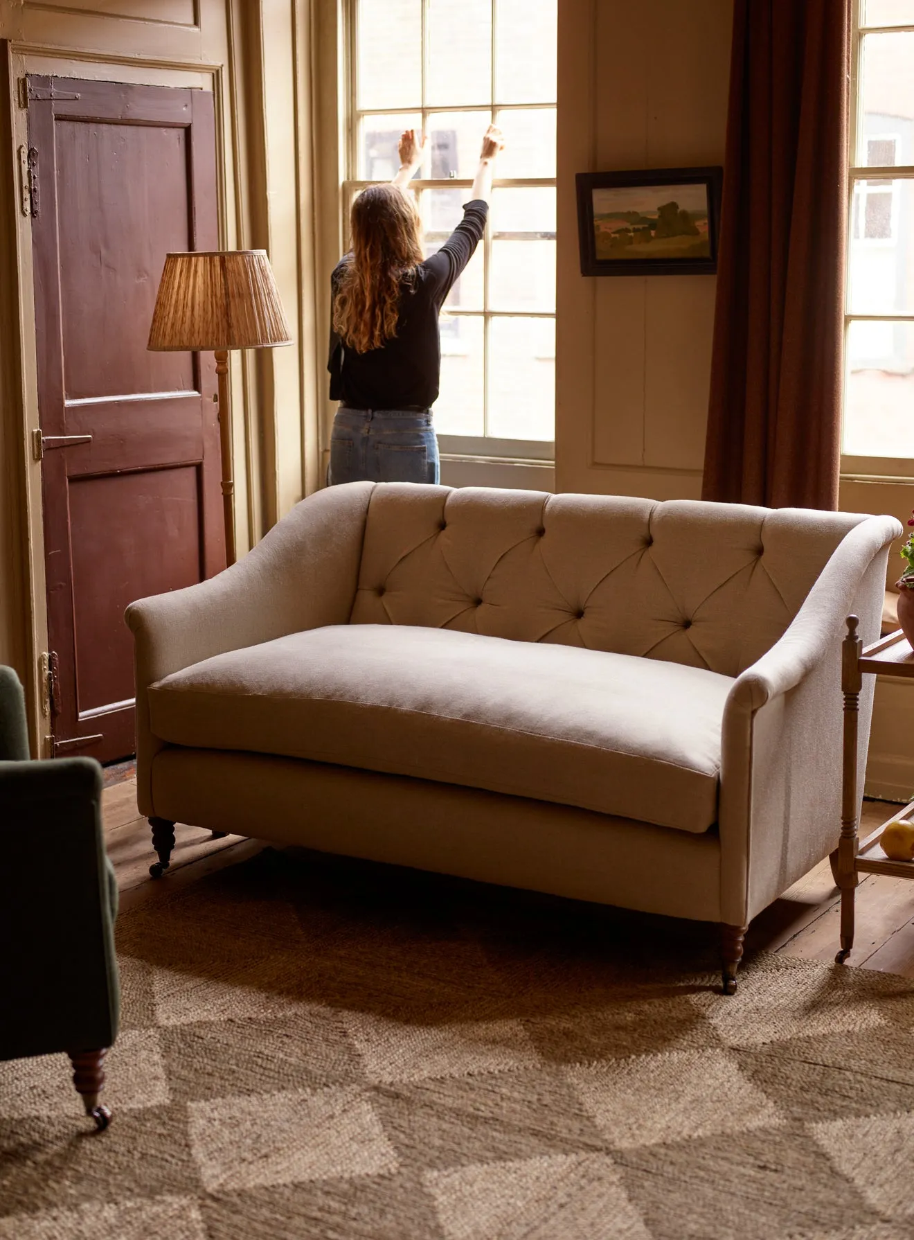 Elbert Sofa, Natural Linen