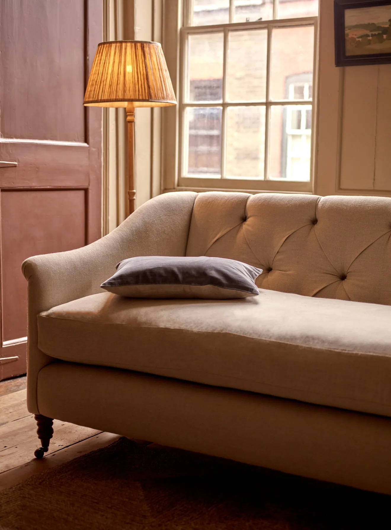 Elbert Sofa, Natural Linen